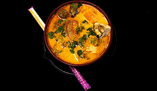 Produktbild Kokosmilch-Suppe mit Garnelen