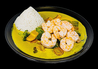 Produktbild Yellow Curry mit Groß Garnele