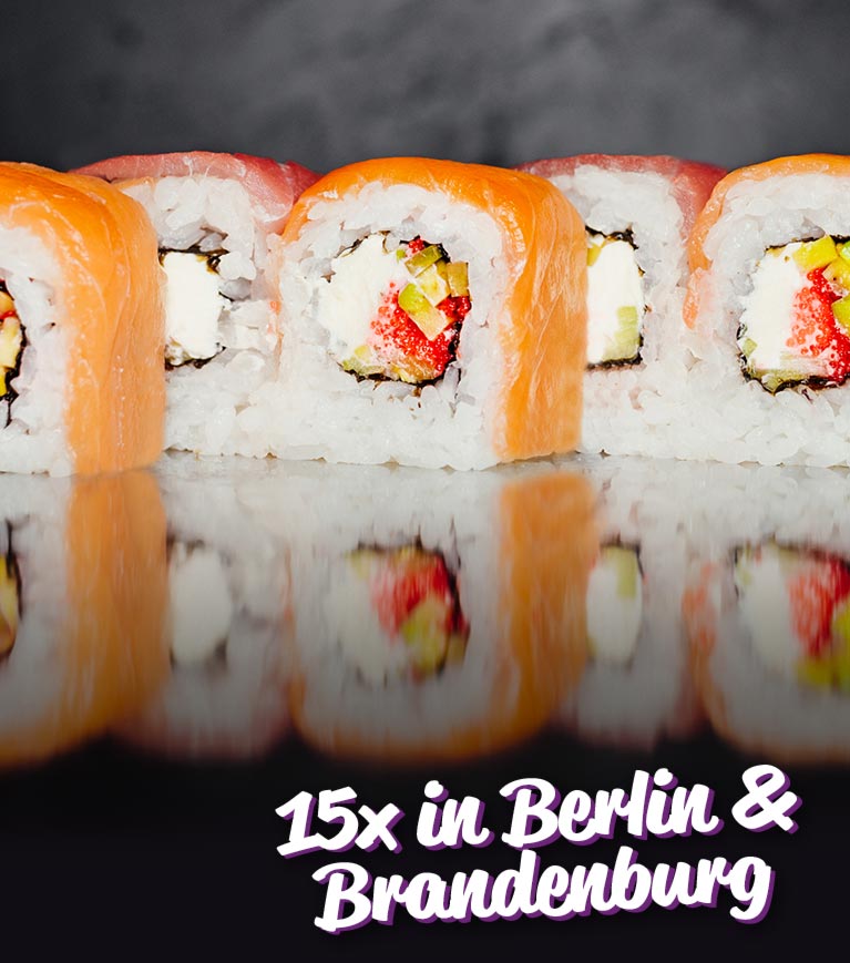 Sushi bestellen wann und wo du willst – in 11 verschiedenen Filialen in Berlin